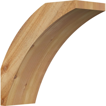 6"W x 14"D x 14"H Thorton Rough Sawn Knee Brace, Western Red Cedar